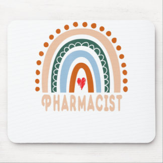 Pharmacist Rainbow Cute Appreciation Essential Wor Mouse Mat