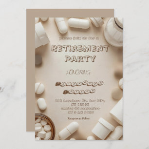  Pharmacist retirement party  invitation