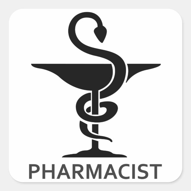 Pharmacist Square Sticker (Front)
