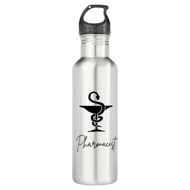Pharmacist Stainless Steel Water Bottle  (Front)