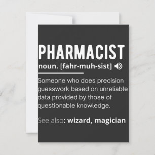 pharmacist thank you card
