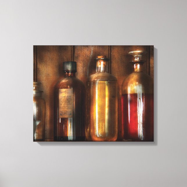 Pharmacist - Various Elixers  Canvas Print (Front)