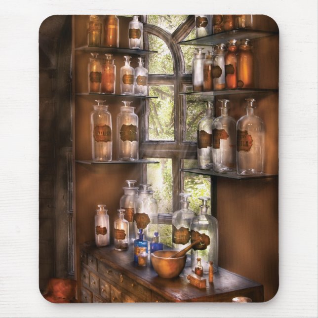 Pharmacist - Various Potions Mouse Mat (Front)