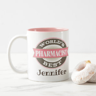 Pharmacist Worlds Best Two-Tone Coffee Mug