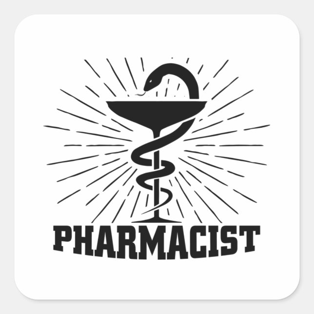Pharmacists | Pharmacy Student Pharmacy Gift Square Sticker (Front)