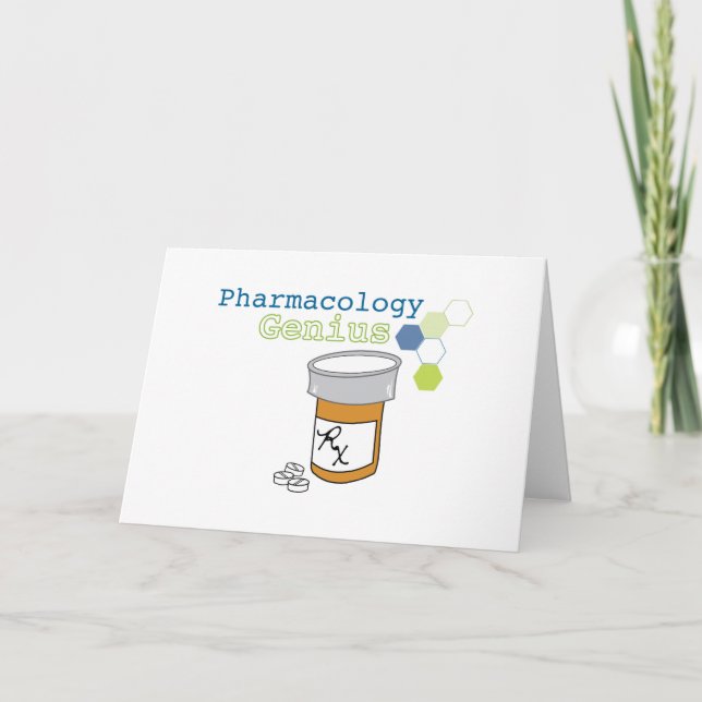 Pharmacology Genius Card (Front)