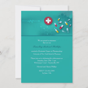 Pharmacology Graduation Invitation