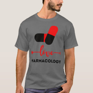Pharmacology Lover black and red legal drug dealer T-Shirt