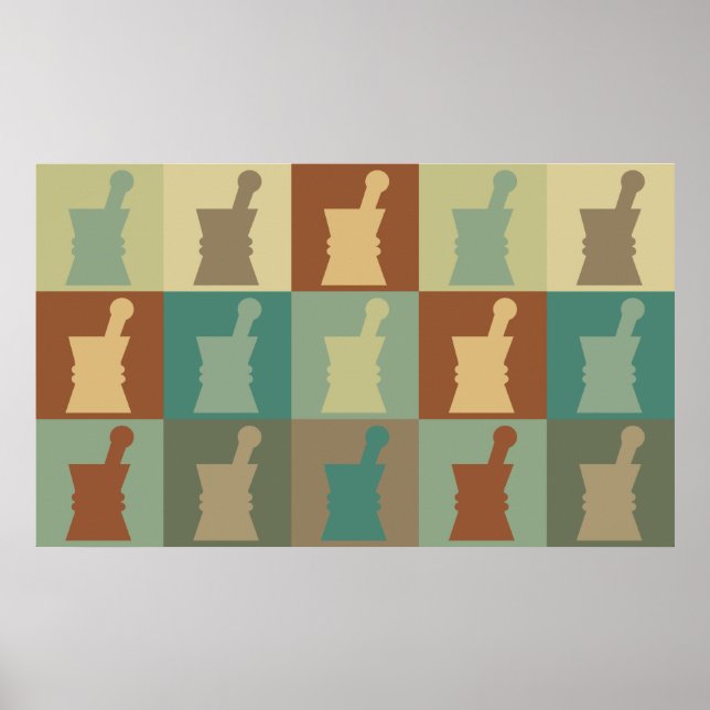 Pharmacology Pop Art Poster (Front)