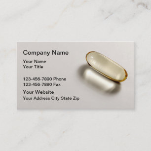 Pharmacy And Pharmaceuticals Business Card