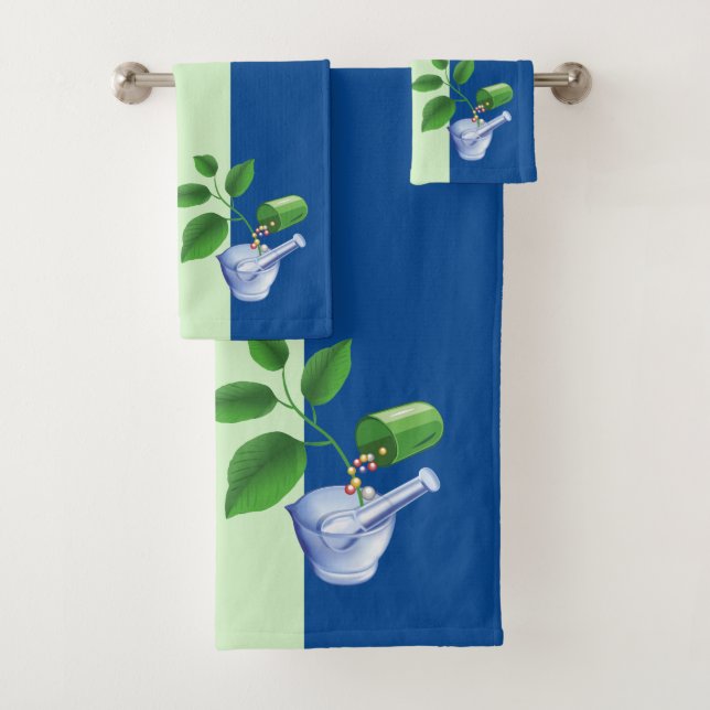 Pharmacy Bath Towel Set (Insitu)