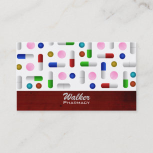 Pharmacy Business Cards -background changeable