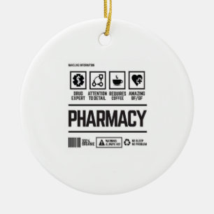 pharmacy ceramic tree decoration