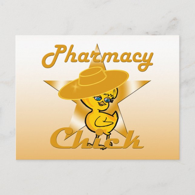 Pharmacy Chick #10 Postcard (Front)