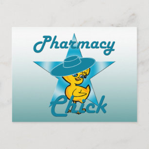 Pharmacy Chick #7 Postcard