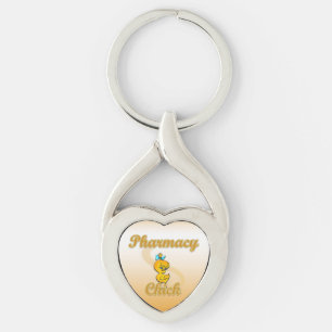 Pharmacy Chick Key Ring