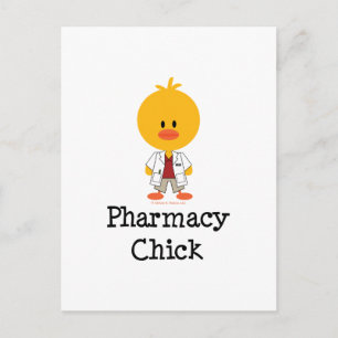 Pharmacy Chick Postcard