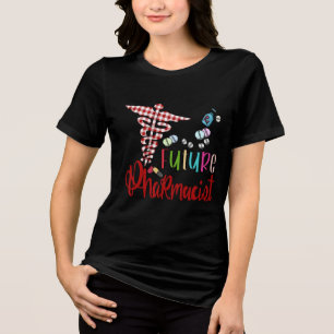 Pharmacy Christmas Future Pharmacist Tri-Blend Shirt