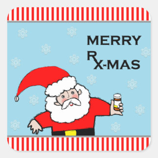 pharmacy Christmas holiday stickers