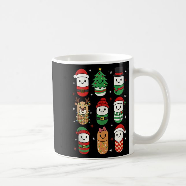 Pharmacy Christmas Xmas Vibes Pharmacist Pharm Tec Coffee Mug (Right)