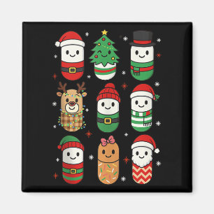 Pharmacy Christmas Xmas Vibes Pharmacist Pharm Tec Magnet