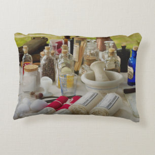 Pharmacy - Civil war field kit Decorative Cushion