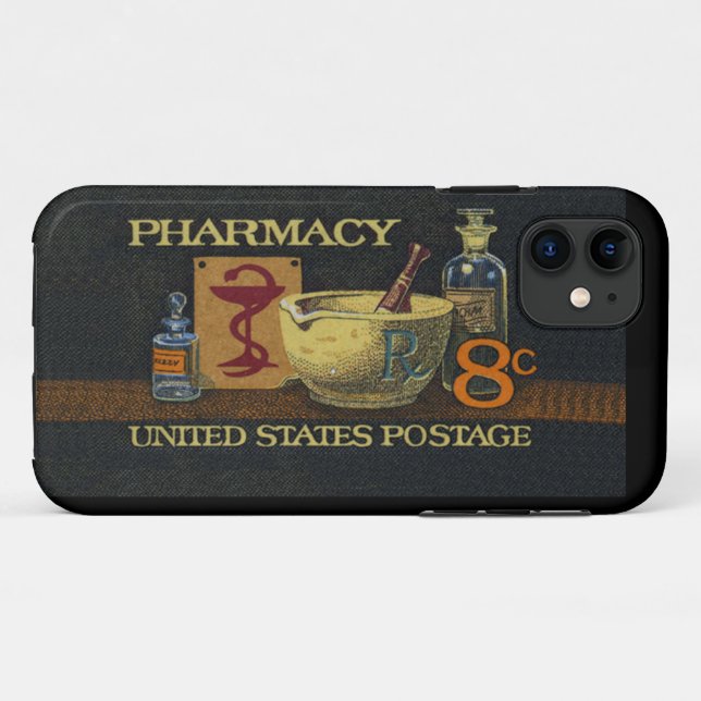 Pharmacy Commemorative Stamp Picture iPhone 5 Case (Back (Horizontal))