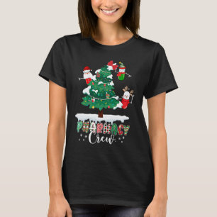 Pharmacy Crew Christmas Pills Snowman Reindeer San T-Shirt