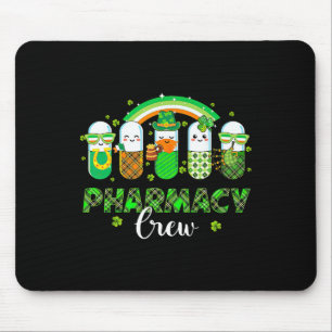 Pharmacy Crew Funny Pills Rainbow Pharmacist St Pa Mouse Mat