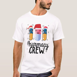 Pharmacy Crew. Pharmacist Christmas T-Shirt