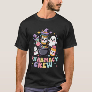 Pharmacy Crew Pharmacist Squad Funny Halloween Cos T-Shirt