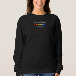 Pharmacy Degree Loading Student Graduation Pharma Sweatshirt