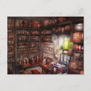 Pharmacy - Equipment - Merlin's Study Postcard