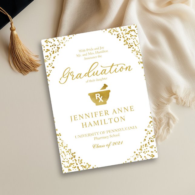 Pharmacy Graduation Announcement From Parents (Creator Uploaded)