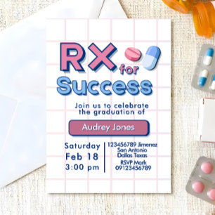 Pharmacy Graduation Party Invitation