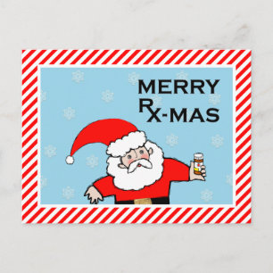 Pharmacy Holiday Greeting Postcard