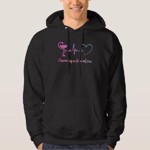 Pharmacy Hope Love Pharmacist Pharmacy Tech Hoodie