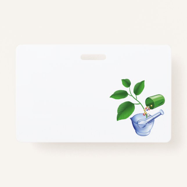 Pharmacy ID Badge (Back)