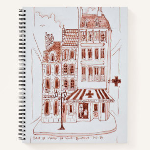 Pharmacy in Old Town Boulogne-Sur-Mer, France Notebook