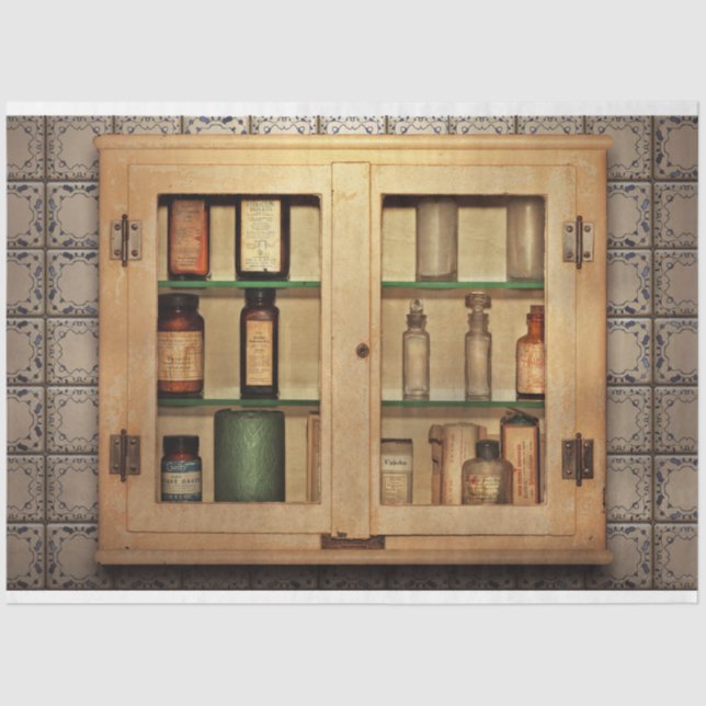 Pharmacy - In the medicine cabinet Tissue Paper (Front)