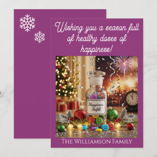 Pharmacy Nurse Medical Christmas New Years Card