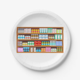 Pharmacy Paper Plate