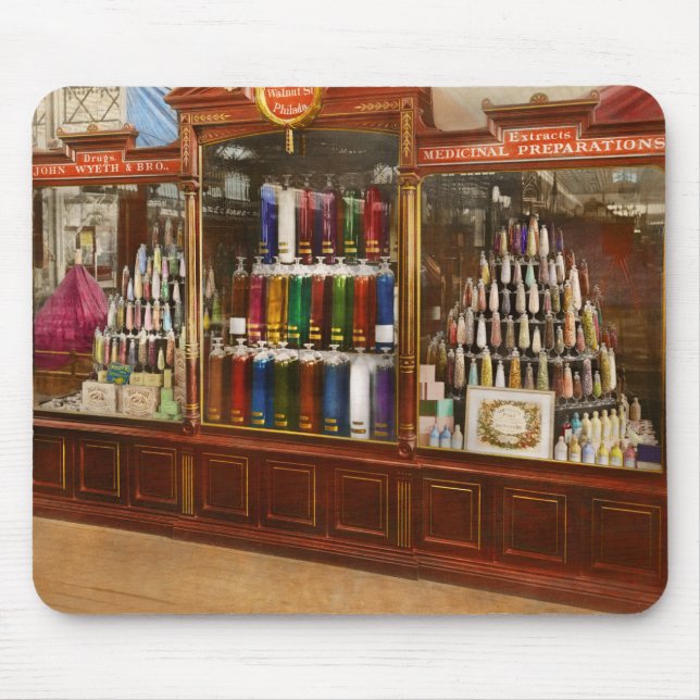 Pharmacy - Pharmaceutical Elegance 1876 Mouse Mat (Front)