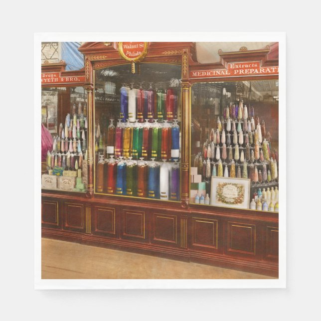 Pharmacy - Pharmaceutical Elegance 1876 Napkin (Front)