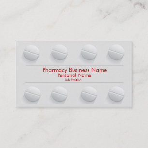 Pharmacy Pharmacist Business Drug Store Business Card