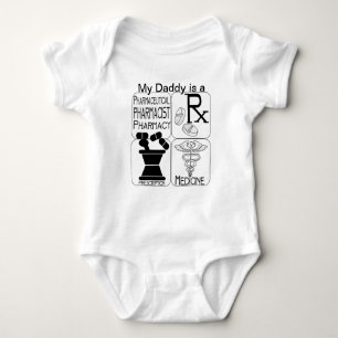 Pharmacy Pharmacist LOGO Baby Bodysuit
