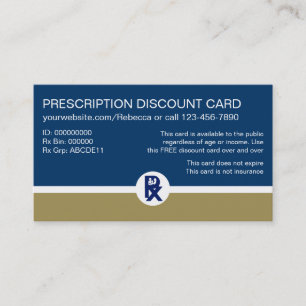 Pharmacy Prescription Business Cards