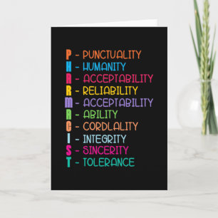 Pharmacy Quote Tech Medicine Technician Pharmacist Card