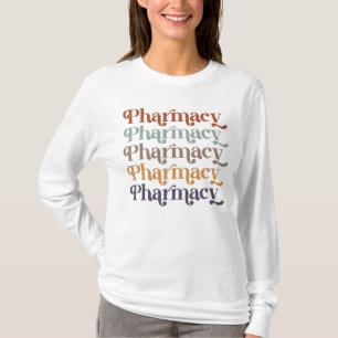 Pharmacy Retro Pharmacist Pharmacy Student Gift T-Shirt