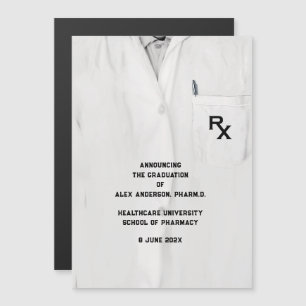 Pharmacy School Graduation Announcement 